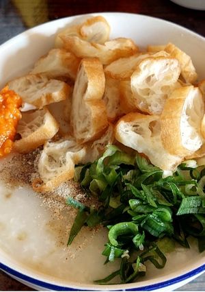 Foto resep Bubur kaldu ayam kampung