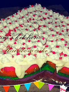Foto resep Rainbow cake