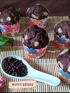 Foto resep Muffin Banana Superr Moistt NO Mixer 🤩