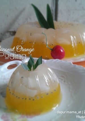 Foto resep Coconut Orange Puding