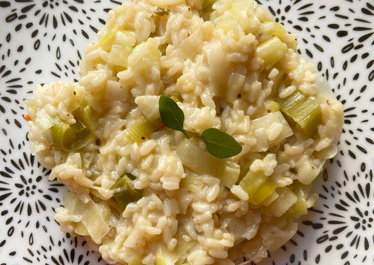 Recette De Risotto poireaux parmesan