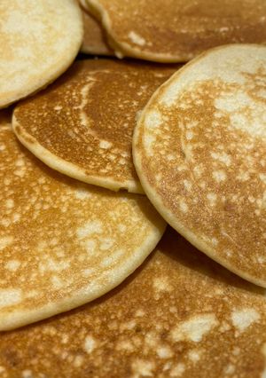 Une photo de Pancakes avec ou sans gluten