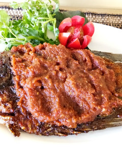 Foto resep Gurame bakar bumbu rujak