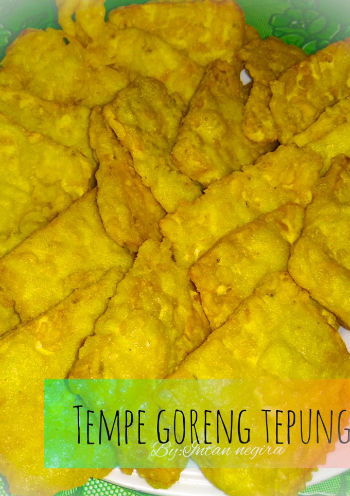Foto resep TEMPE GORENG TEPUNG (TANPA MICIN)