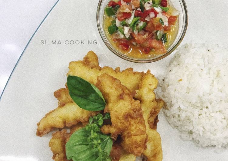Resep Dory crispy sambal dabu-dabu🐟 #silmacooking #BikinRamadanBerkesan yang Enak Banget