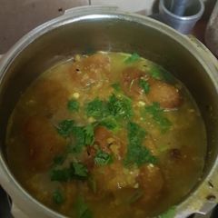 A picture of Ghiya pakodi veg.
