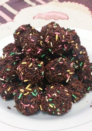 Foto resep Bola coklat simple (no oven)