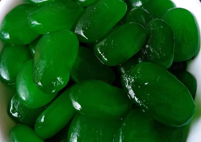 Manisan kolang kaling pandan