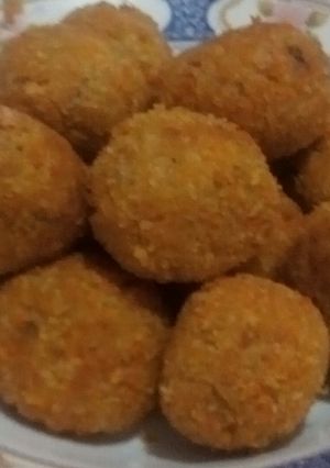 Foto resep Bola2 tahu dan ayam bumbu kare