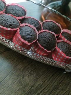 عکسی از دستور کاپ کیک شکلاتی