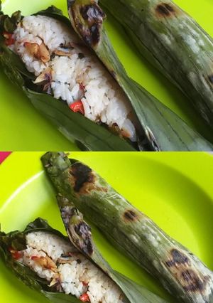 Foto resep Nasi liwet bakar simpel (nasi sisa semalam)