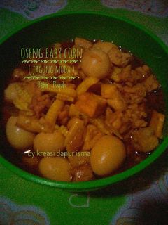 Foto resep Oseng Baby Corn (jagung muda)Telur Puyuh