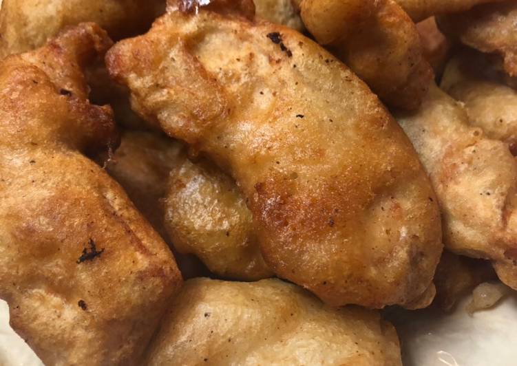 Steps to Prepare Homemade Beer Battered Chicken Nuggets