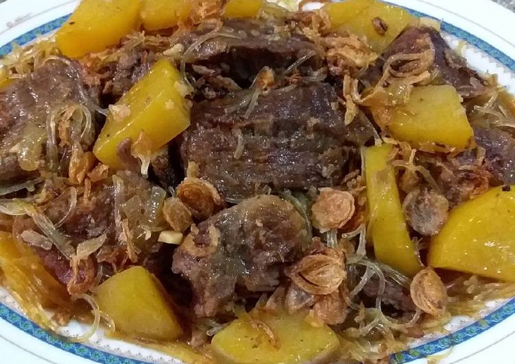 Resep Semur daging sapi praktis dan simple bikinnya Bikin Manjain Lidah