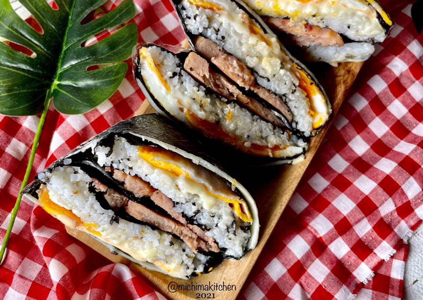 Folded Kimbap / Kimbap Lipat/ Rice Sandwich