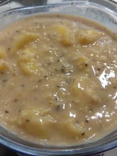 Una foto de Desayuno de avena, plátano y Chía