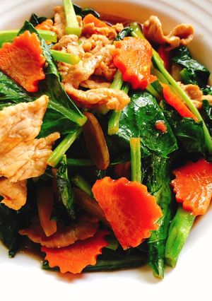 รูปของ ผัดคะน้า น้ำมันหอย