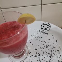 A picture of Watermelon smoothie🍉🍉.