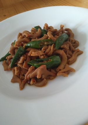 Foto resep Usus ayam lombok ijo