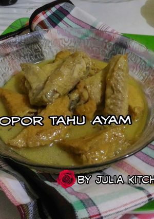 Foto resep Opor Tahu Ayam
