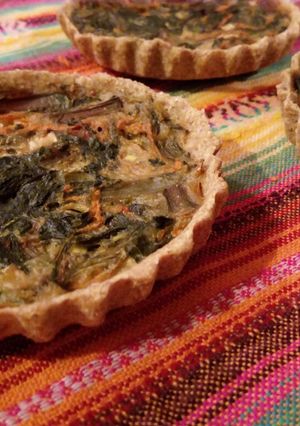 Una foto de Tartitas de verdura a la crema (Vegan!)