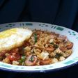 Nasi goreng sosis telor ceplok