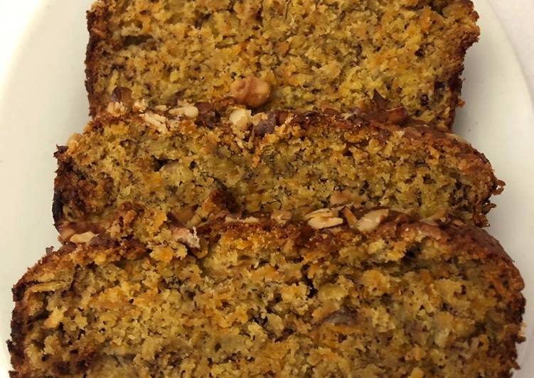 Recipe of Ultimate Carrot banana Nutbread