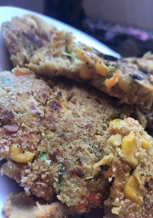Una foto de Hamburguesas de verduras caseras