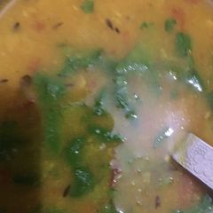 A picture of Yellow dal.
