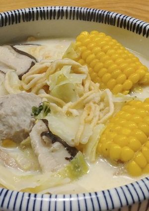 起司牛奶鍋燒意麵 的食譜成品照片