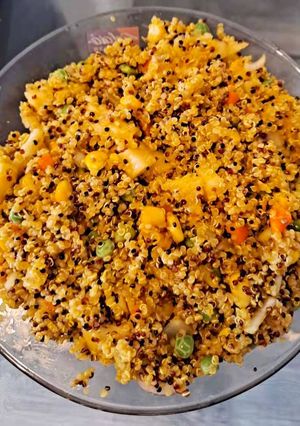 A picture of Pineapple Quinoa salad.