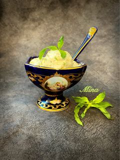 عکسی از دستور بستنی گوجه سبز