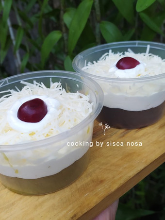 Resep Dessert (brownis lumer whipecream keju) Anti Gagal