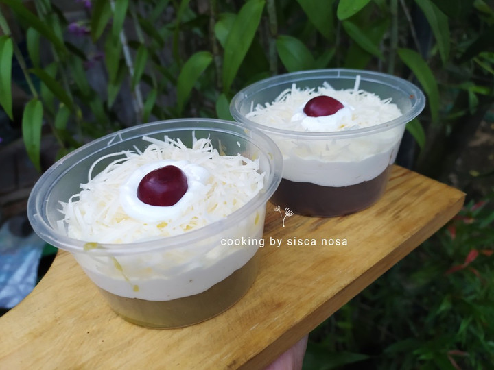 Resep Dessert (brownis lumer whipecream keju) Anti Gagal