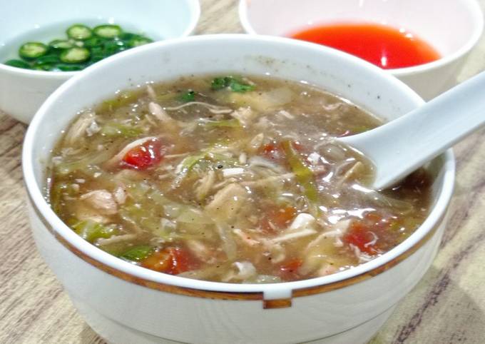 Simple Way to Prepare Homemade Hot and sour soup