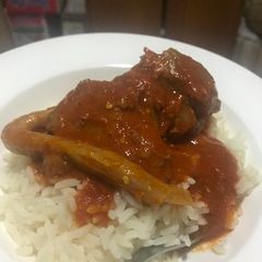 A picture of Goat Meat Stew.