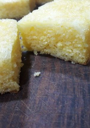Una foto de Torta dulce de polenta
