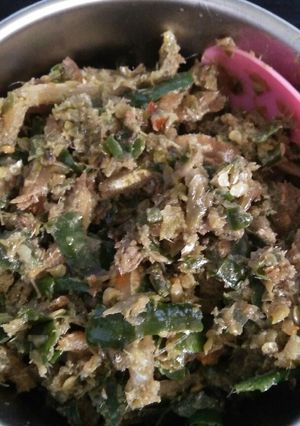 Foto resep Teri sambel ijo