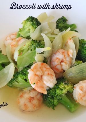 Foto resep Brocolli with shrimp