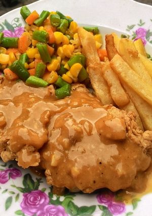 Foto resep Crispy Chicken Steak