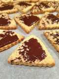 Biscotti alle castagne con cioccolato fondente