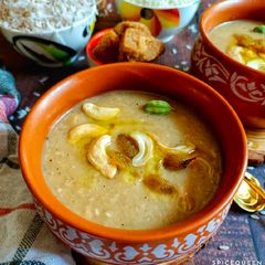 A picture of Thengai Payasam/ Coconut Rice Kheer.
