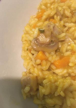 Foto di Risotto zucca e funghi