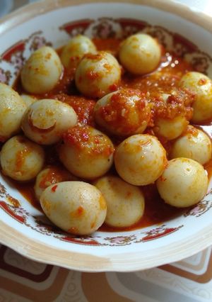 Foto resep Telur Puyuh Pedas