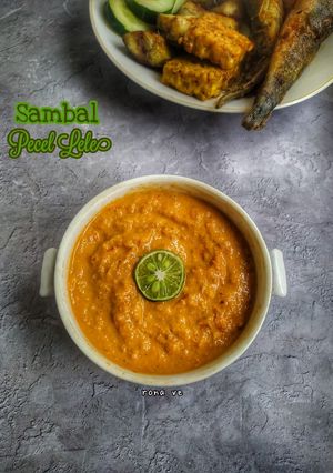 Foto resep Sambal Pecel Lele khas Lamongan