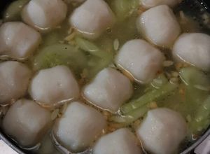 Foto resep Timun kuah baso ikan