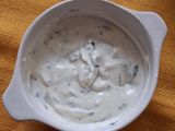 Salsa de yogurt y hierbabuena