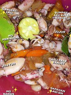 Foto resep Cumi asin mercon