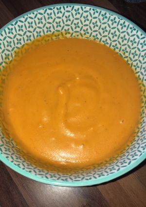 Une photo de Velouté de carottes aux épices
