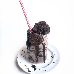 Chocolate cake shake A picture of Chocolate cake shake.